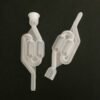 Water Seal Exhaust One way Home Brew Wine Fermentation Airlock Brewing Sealed Plastic Air Lock Check Valve Water Sealed Valves, Uncovered plain check valve, Common check valve with cover