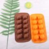 Halloween Cartoon Baking Set Chocolate Mold, Skull Shape, Pumpkin Head Shape, Wizard Hat Shape, Bat Shape