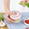Electrical USB Rechargeable Garlic Mixing Masher Complementary Food Masher Stainless Steel Crushing Garlic Peeling Device Wireless Mini Garlic Cutter, Pink, Green, White