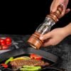 Wooden Lighthouse Shape Pepper Grinder Household Manual Sea Salt Grinding Tool, Style 2