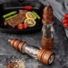 Wooden Lighthouse Shape Pepper Grinder Household Manual Sea Salt Grinding Tool, Style 2