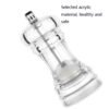 Acrylic Transparent Pepper Grinder Manual Pepper Grinder Ceramic Core Multi-Purpose Seasoning Bottle, 4 Inch, 5 Inch, 6 Inch