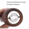 Beech 304 Stainless Steel Manual Pepper Grinder Ceramic Core Pepper Grinder, Specification: 8 Inch 2pcs (Color Box), Style 5, 5 inch, Style 5, 6 inch, Style 5, 8 inch, Style 5, 8 inch 2pcs