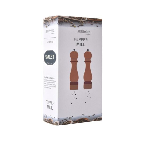 Beech 304 Stainless Steel Manual Pepper Grinder Ceramic Core Pepper Grinder, Specification: 8 Inch 2pcs (Color Box), Style 5, 5 inch, Style 5, 6 inch, Style 5, 8 inch, Style 5, 8 inch 2pcs