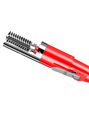 Electric Fish Scale Scraper Household Use Scraping Tool, CN Plug, Red, Black