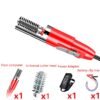 Electric Fish Scale Scraper Household Use Scraping Tool, CN Plug, Red, Black