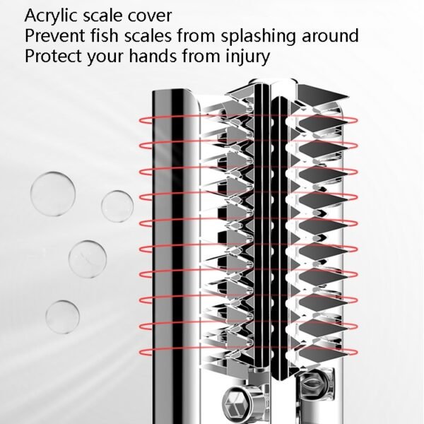 Electric Fish Scale Scraper Household Automatic Wireless Scraping Tool CN Plug, Black Single Battery, Black Single Battery+Cutter Head, Black Dual Battery, Black Dual Battery+Cutter Head, Red Single Battery, Red Single Battery+Cutter Head...