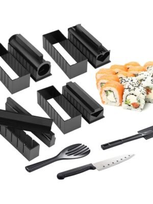 11 in 1 Sushi Mold With Sushi Knife Rice Ball Mold DIY Home Creative Sushi Roll Set