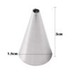 8 PCS/Set 6 Stainless Steel Nozzle Set DIY Cake Decorating Tools Silicone with EVA Cream Pastry Bag