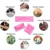 2 PCS Fondant Cake Silicone Mold Hollow Embossed Border Frame Retro Photo Frame Mould