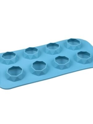 2 PCS Creative Silicone Ice Tray Mold 8 Continuous Mould Home-Made DIY Ice Tray Box, Style:, Brick  (Blue), Brick (Candy Color), Brick  (Jelly), Heart-shaped(Candy Effect), Heart-shaped(Jelly Effect), Five-star (Candy Effect)...