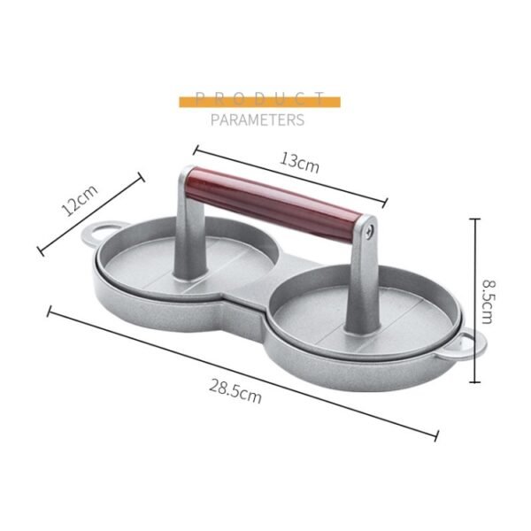 Aluminum Alloy Burger Press Meatloaf Press Mold