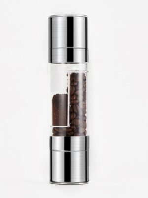 2 in 1 Stainless Steel Manual Pepper Mill Double-Head Pepper Mill