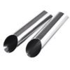 20 PCS Oblique Double-Head Stainless Steel Large Spiral Tube Non-Stick Croissant Mold Croissant Tool