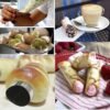 20 PCS Oblique Double-Head Stainless Steel Large Spiral Tube Non-Stick Croissant Mold Croissant Tool