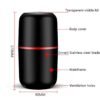 Electric Small Grinder Household Seasoning Miscellaneous Grains Chinese Medicine Coffee Grinder, 220V EU Plug (White), 220V EU Plug (Black), 220V UK Plug (White), 220V UK Plug (Black), 110V US Plug (White), 110V US Plug (Black)