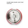 Electric Small Grinder Household Seasoning Miscellaneous Grains Chinese Medicine Coffee Grinder, 220V EU Plug (White), 220V EU Plug (Black), 220V UK Plug (White), 220V UK Plug (Black), 110V US Plug (White), 110V US Plug (Black)