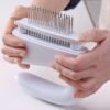 Stainless Steel Tenderloin Meat Knocking Meat Needle 48-Pin Household Kitchen Rib Breaker, 16.5x14.5cm