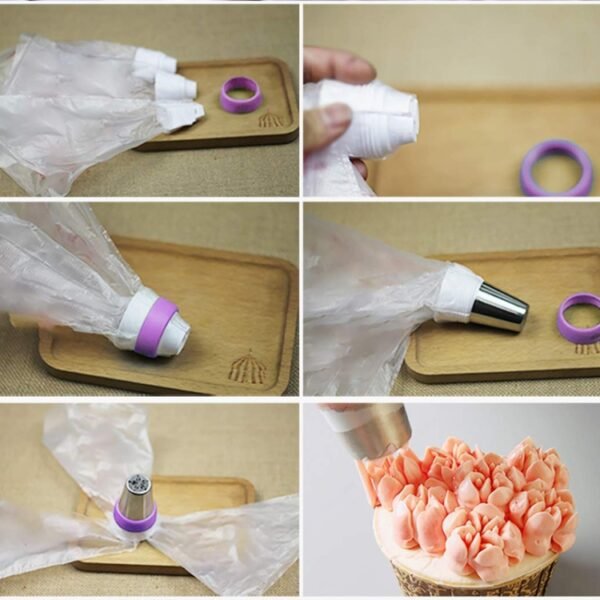 27 in 1 Decorating Mouth Set Seamless Cream Squeezing Mouth