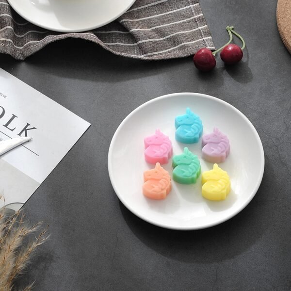 TBD05655749_6.jpg Unicorn Pony Chocolate Candy Cake Baking Silicone Mold Color Random Delivery