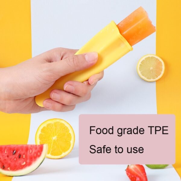 4 in 1 Children Star Popsicle Mold Set Food Grade Silicone Ice Cream Mold Random Colour Delivery