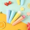 4 in 1 Children Star Popsicle Mold Set Food Grade Silicone Ice Cream Mold Random Colour Delivery