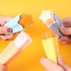 4 in 1 Children Star Popsicle Mold Set Food Grade Silicone Ice Cream Mold Random Colour Delivery