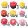 220 in 1 Cake Turntable Decorating Nozzle Set Baking Tool Fondant Mold Set