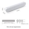 Suction Cup Type Cling Film Cutter Household Plastic Wrap Adjustable Storage Cutting Box, Suction Cup Cling Film Cutter