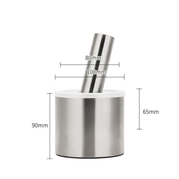 Kitchen 304 Stainless Steel Garlic Masher Spice Bean Nut Grinder, Straight Shape, Waist Shape, Drum Shape, Big Bowl Shape, Large Drum Shape