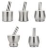 Kitchen 304 Stainless Steel Garlic Masher Spice Bean Nut Grinder, Straight Shape, Waist Shape, Drum Shape, Big Bowl Shape, Large Drum Shape