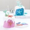 Ocean Series Big And Small Fishtail Starfish Seahorse DIY Baking Liquid Silicone Mold, Gray, Pink