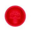 Kitchen Ice Box Food Grade Silicone Skull Ice Lattice Creative Whiskey Ice Ball Ice Mould, Cat Paw Shape(Red), Skull Shape(Blue), Skull ShapeGreen), Skull Shape(Orange)