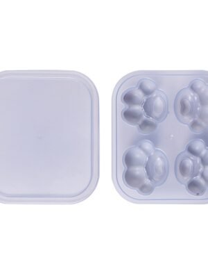 Household Cat Paw Shape Creative Silicone Ice Box Ice Cube Mold Ice Hockey DIY Food Supplement Box with Lid, Cat Paw Shape(Lilac Purple), Cat Paw Shape(Shrimp Red), Cat Paw Shape(Vegetation Green), Cat Paw Shape(Blue Green), Cat Paw Shape(Pink Purple)