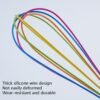 10 PCS Silicone Egg Beater Home Egg Mixer Kitchen Gadgets Cream Baking Tools, 12 inch Colorful, 10 inch Colorful, 8 inch Colorful, 12 inch Black, 10 inch Black, 8 inch Black, 12 inch Blue, 10 inch Blue, 8 inch Blue, 12 inch Red, 10 inch Red, 8 inch Red...