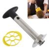 TBD059495401A-1.jpg 2 PCS Stainless Steel Pineapple Peeler Slicers Fruit Cutter Kitchen Tools, Pineapple Corer Slicer (Black handle), Pineapple Corer Slicer (Yellow handle), Pineapple Corer Slicer (Fruit Green handle)