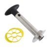 TBD059495401A_1.jpg 2 PCS Stainless Steel Pineapple Peeler Slicers Fruit Cutter Kitchen Tools, Pineapple Corer Slicer (Black handle), Pineapple Corer Slicer (Yellow handle), Pineapple Corer Slicer (Fruit Green handle)