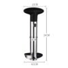 TBD059495401A_3.jpg 2 PCS Stainless Steel Pineapple Peeler Slicers Fruit Cutter Kitchen Tools, Pineapple Corer Slicer (Black handle), Pineapple Corer Slicer (Yellow handle), Pineapple Corer Slicer (Fruit Green handle)