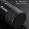 BY800 Electric Black Pepper Grinder Charge-Type Pepper Sea Salt Seasoning Grinder, Black, White, Agate Red, Emerald