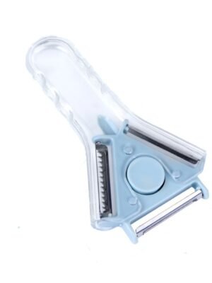 2 PCS 3 in 1 Peeler Vegetable And Fruit Peeler, Pink, Green, Blue