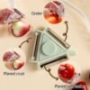 2 PCS 3 in 1 Peeler Vegetable And Fruit Peeler, Pink, Green, Blue
