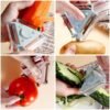 2 PCS 3 in 1 Peeler Vegetable And Fruit Peeler, Pink, Green, Blue