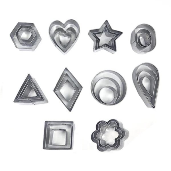 Stainless Steel Biscuit Mold, 30 PCS / Set, 27 PCS / Set