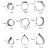 Stainless Steel Biscuit Mold, 30 PCS / Set, 27 PCS / Set