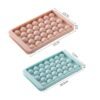33 Grid Round Ice Hockey Mold With Lid Ice Box Small Marble Ice Tray, Random Color Delivery, Large  Blue, Large Pink, Small Blue, Small Pink