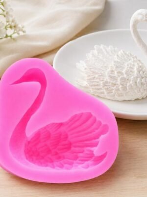 2 PCS Swan Baking Silicone Mould Cake Decorating Mould, Swan