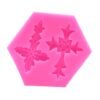 4 PCS Cross Shape Silicone Fondant Cake Mold Baking Tool, Cross Shape
