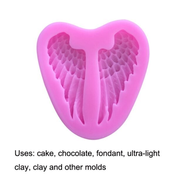 5 PCS Angel Wings Cake Silicone Mold Baking Tool