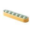 Homemade Quick Frozen Ice Cube Storage Silicone Mold, Yellow Green, Gray Yellow