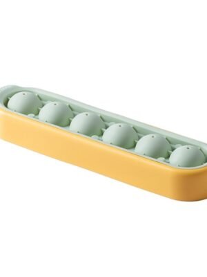 Homemade Quick Frozen Ice Cube Storage Silicone Mold, Yellow Green, Gray Yellow
